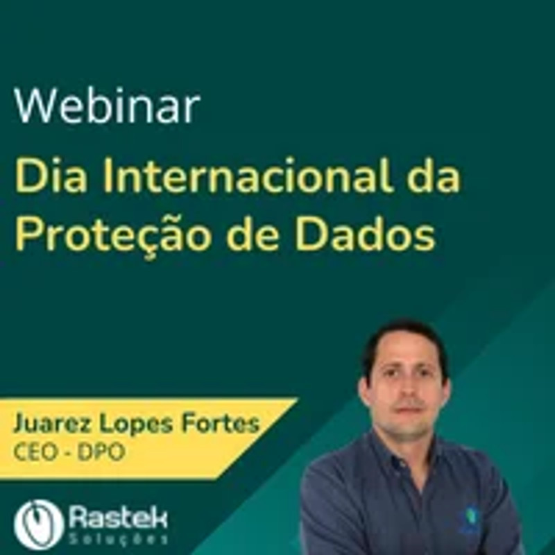 Capa do webinar Dia da Proteção de Dados